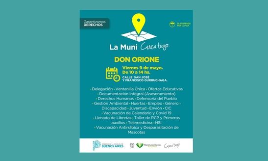 Florencio Varela - "La Muni Cerca Tuyo" en Don Orione